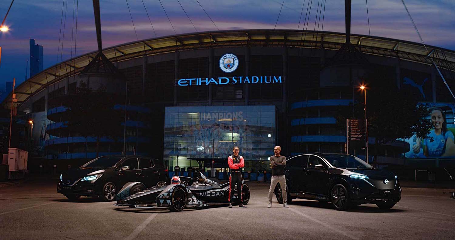 Nissan Electrifies Manchester City With Pulse-Racing Driving Stunt