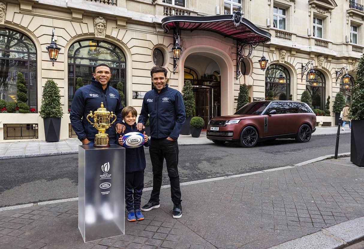 Together Land Rover And World Rugby Go Above & Beyond For Rugby World Cup 2023
