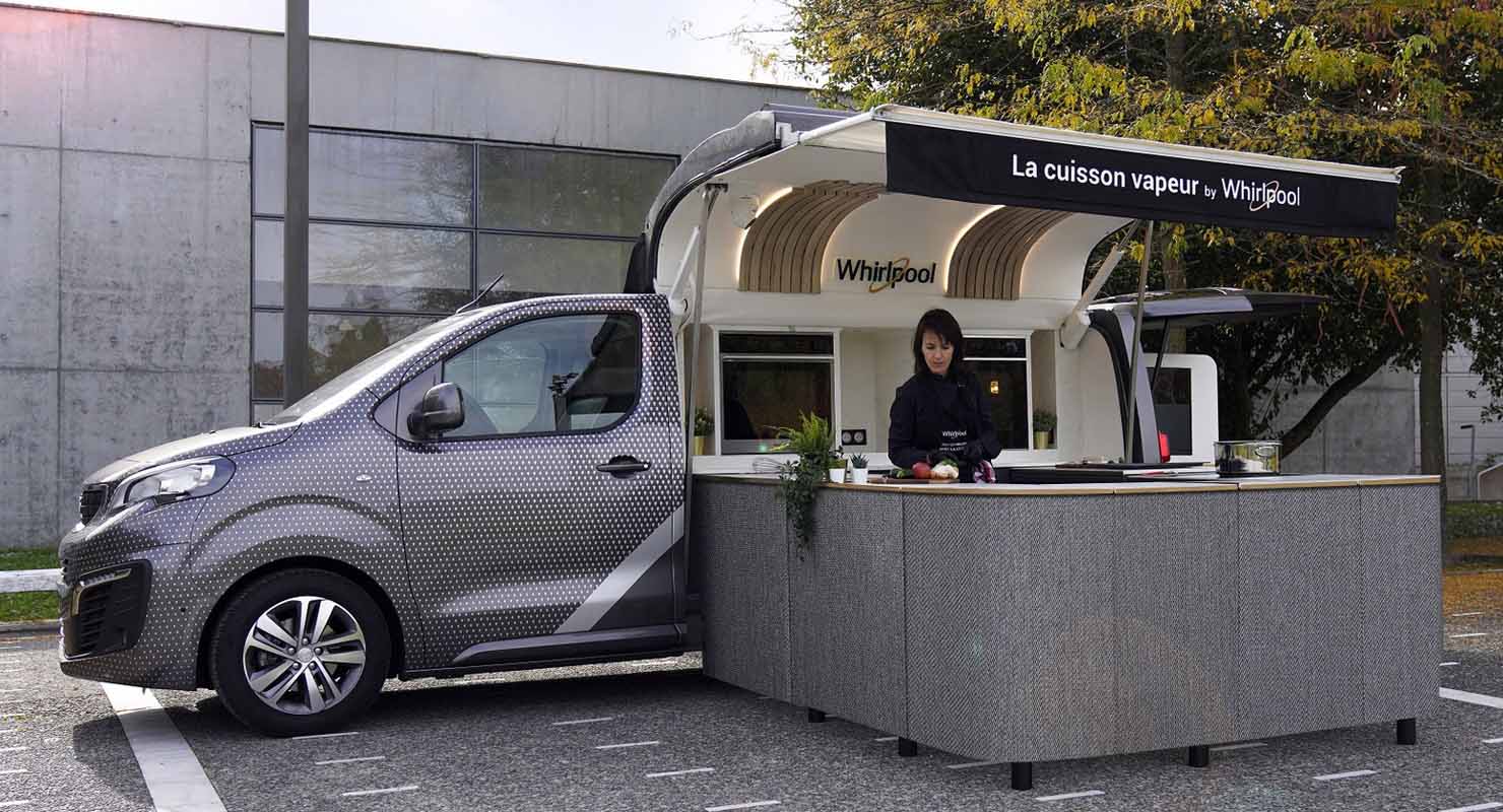 Peugeot Expert Turns Into A Fully Equipped Mobile Kitchen By Whirlpool
